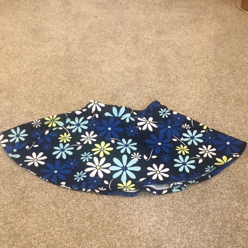 Justice floral skort